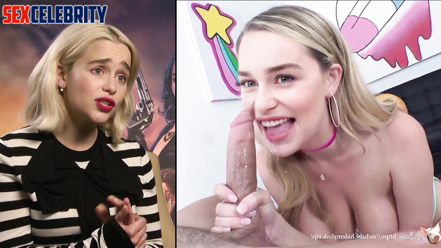 Tiny blonde loves interracial fuck - Emilia Clarke anal celebrity sex