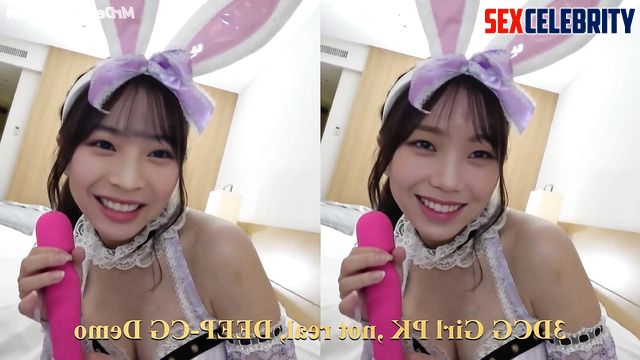 Housemaids happy to use new vibrator - fake Karina, Hanni (카리나 에스파)