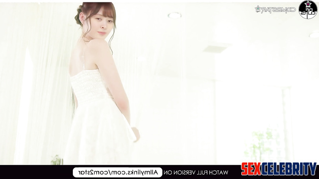 Lily NMIXX in a white dress seduces a Korean man (릴리 섹스 장면)