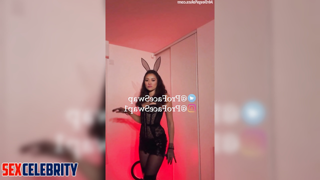 Adult Shay Mitchell will shed her lecherous bunny costume