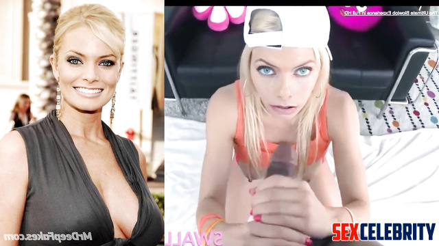 Big black cock in Jaime Pressly cute deepfake mouth