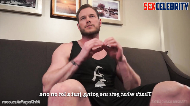 Chris Pratt gets bored and starts riding a big dildo, fakeapp