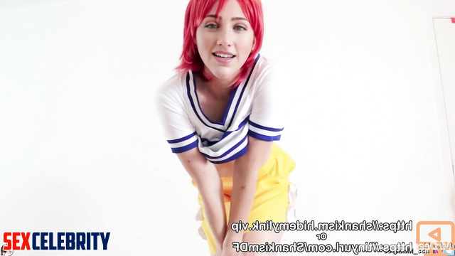 Babe with colored hair posing for porn magazine right now, ai Emily Rudd