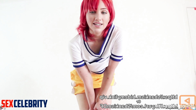 Babe with colored hair posing for porn magazine right now, ai Emily Rudd