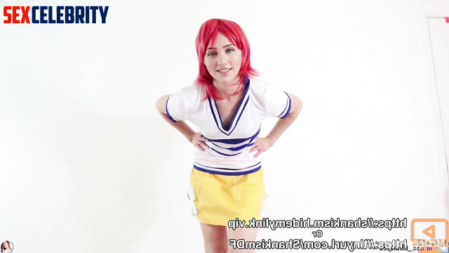 Babe with colored hair posing for porn magazine right now, ai Emily Rudd