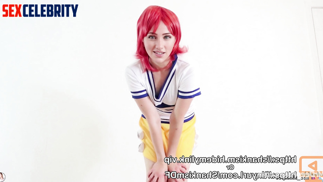 Babe with colored hair posing for porn magazine right now, ai Emily Rudd