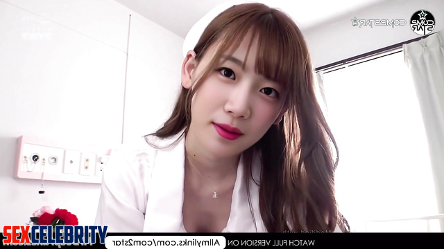 This nurse Kazuha will turn you on, smart face change | 카즈하 르세라핌 인공지능