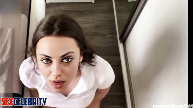 Beauty Mila Kunis wants your cum on her face - pov ai scenes