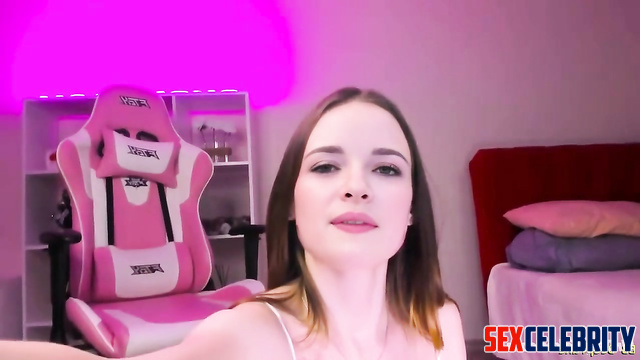 Adult Danielle Panabaker goes completely naked on camera