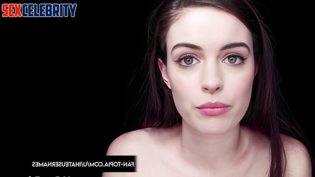 Cute slut Anne Hathaway wants to do her sex thing - face swap