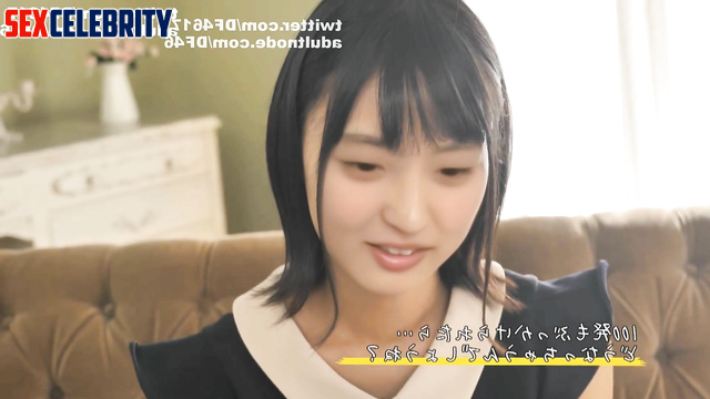 Nogizaka46 singer Endo Sakura bukkake fake scene [乃木坂46 遠藤 さくら フェイクポルノ] [PREMIUM]