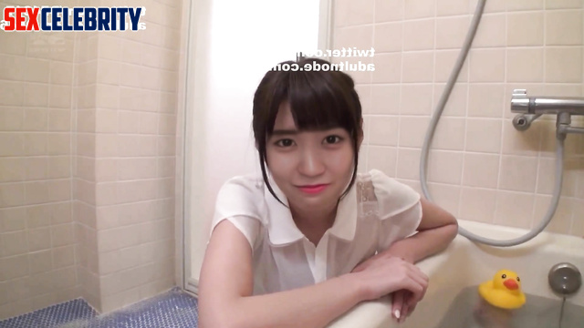 AI Porn / Kaki Haruka doing a footjob in the bath / 乃木坂46 賀喜 遥香 フェイクポルノ [PREMIUM]