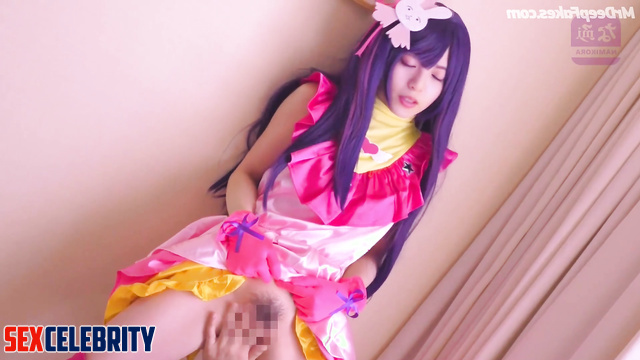Cosplay slut made awesome blowjob, fake Asuka Saito (齋藤 飛鳥 乃木坂46)