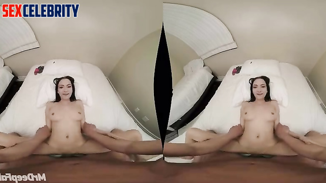 VR deepfake porn with brunette beauty Jodelle Ferland