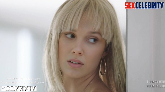 She stood and he licked her clit in the shower, ai Millie Bobby Brown