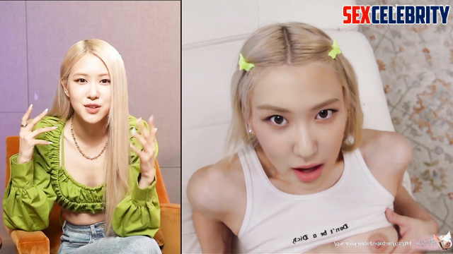 She loves to suck not only cocks but also balls - Rose (로제 블랙핑크) fakeapp
