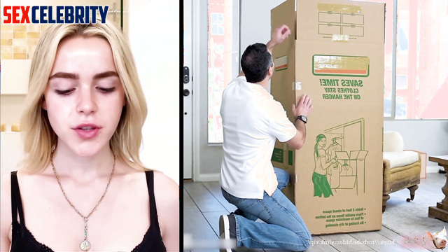 The guy received the best gift (naked Kiernan Shipka) - deepfake erotic