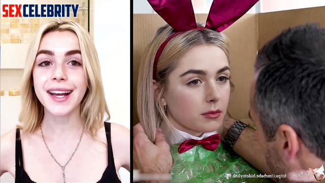 The guy received the best gift (naked Kiernan Shipka) - deepfake erotic