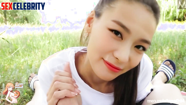 (슬기 레드벨벳) babe was cumed at a picnic - Seulgi in pov deepfake video