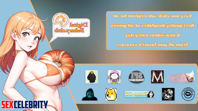 카리나 에스파 two guys sucking her nipples, Karina threesome fake porn