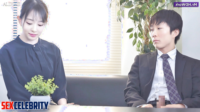 Office workers did it hot after work, Minju (김민주 아이즈원) smart face change