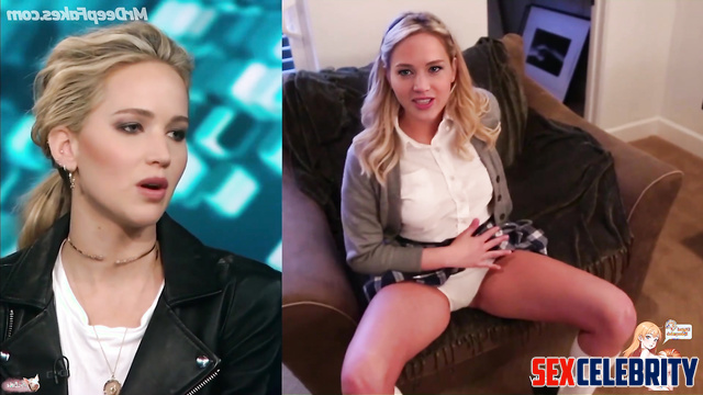 Jennifer Lawrence pov deepfake video - look at her antics in skirt