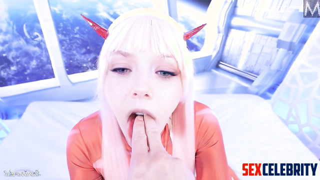 Cosplay girl blowing superpowers - Elizabeth Olsen A.I.