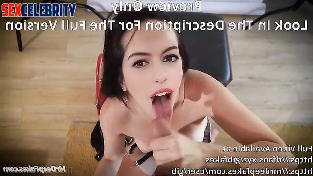 Photographer seduced her, it wasn't hard / Anne Hathaway pov adult tapes