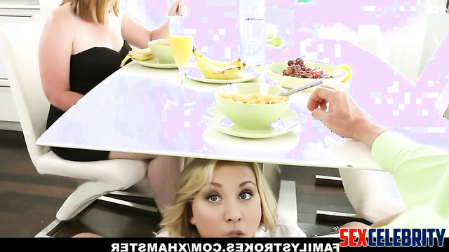 Daddy's dick is better than her boyfriend's - Kaley Cuoco internet celeb