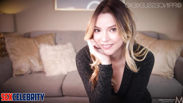 Busty babe jerking off lessons - Anya Taylor-Joy fakes