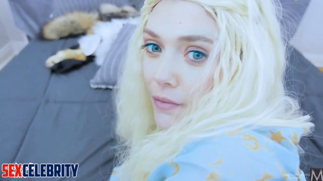 Cosplay babe rough anal drilling - POV fake Elizabeth Olsen