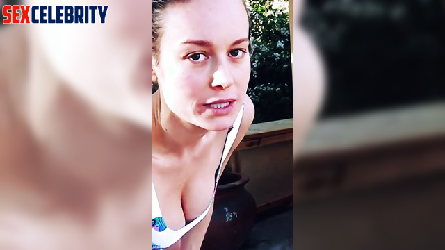 Fake Brie Larson in swimsuit