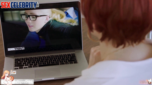 Secretary was spanked for not doing her job well, fake Charlize Theron