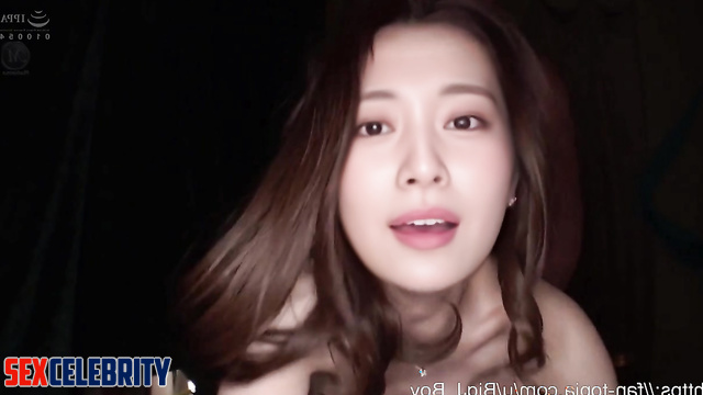 Asian cuttie getting sperm in her horny mouth / Tzuyu (쯔위 트와이스) A.I.