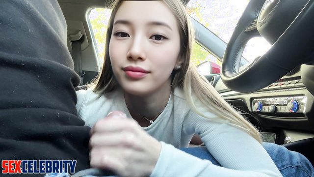 He cumed in her mouth but she didn't swallow, Suzy 수지 미쓰에이 car sex scenes