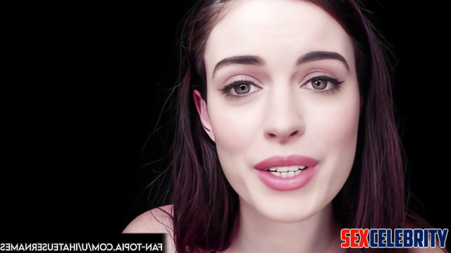 Pretty Anne Hathaway told everybody about gangbang experience, face swap