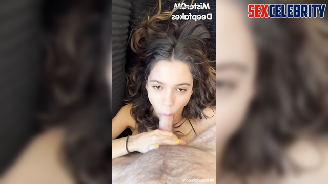 Jenna Ortega shows some outstanding oral skills (POV deepfake)