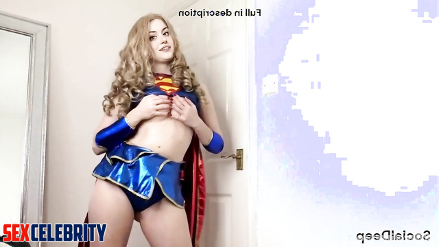 Supergirl Hannah Owo stroking her horny body and wanting you, solo ai