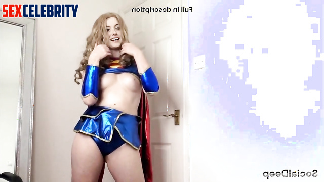 Supergirl Hannah Owo stroking her horny body and wanting you, solo ai