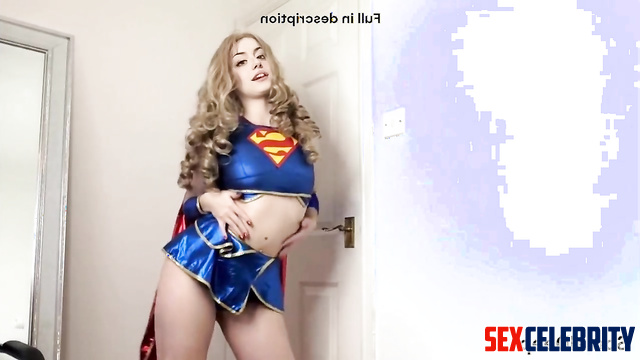 Supergirl Hannah Owo stroking her horny body and wanting you, solo ai