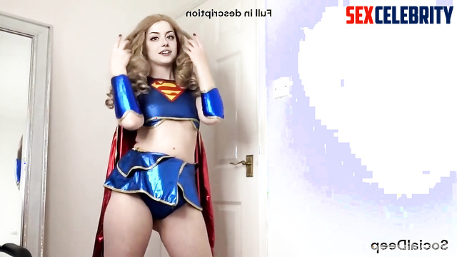 Supergirl Hannah Owo stroking her horny body and wanting you, solo ai