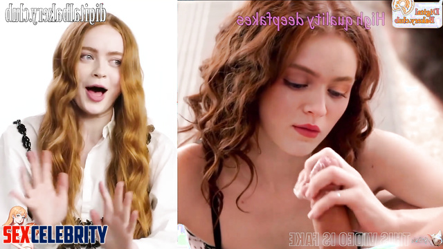 Petite teen Sadie Sink can't resist her stepbro's big cock - fakeapp