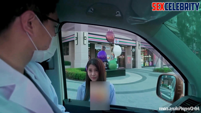 Angelababy face swap and her amazing sexual adventures right in the car! 楊穎 假名人色情片