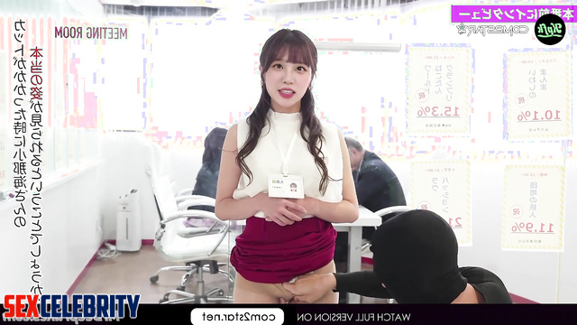 Office ai scenes with Yuqi (G)I-DLE 송우기 딥페이크 fingering in the work place