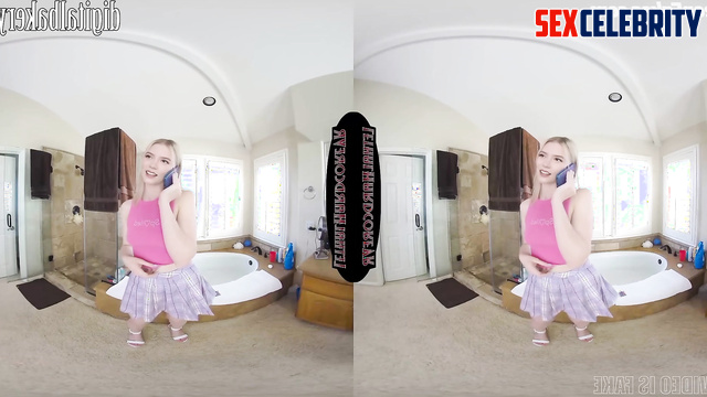 Anya Taylor-Joy though she was alone in the shower but I fucked her face swap