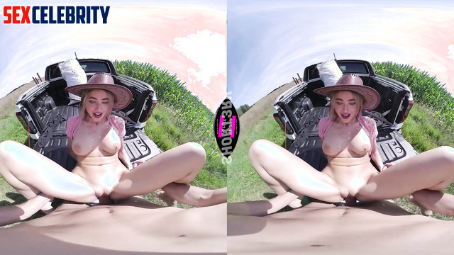 Vr porn with popular singer Sabrina Carpenter showing passion at the nature
