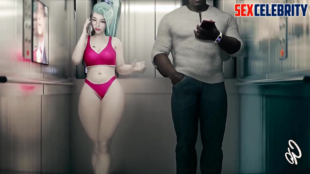 Cartoon lady was fucked deeply in mouth / Hyoon celebrity sex