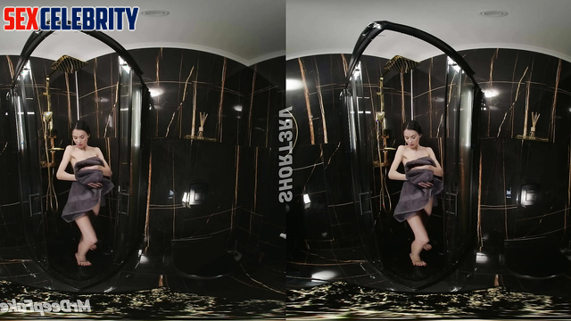 She wants you to watch her solo in the bathroom, Megan Fox in fake porn