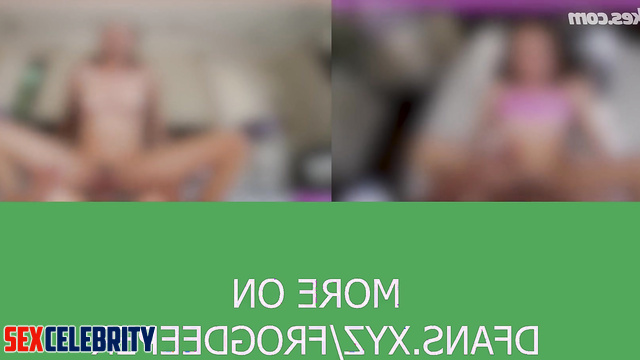 She's sitting on the bed and craving your dick, fake Yami Rootz