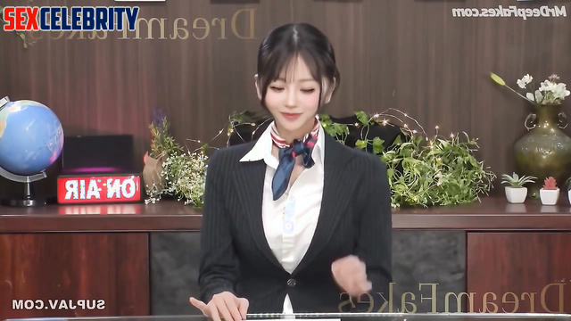 Something strange happened to her while news reading, ai Sullyoon 설윤 엔믹스
